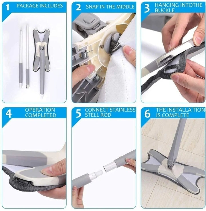 X-type Cleaning Mop